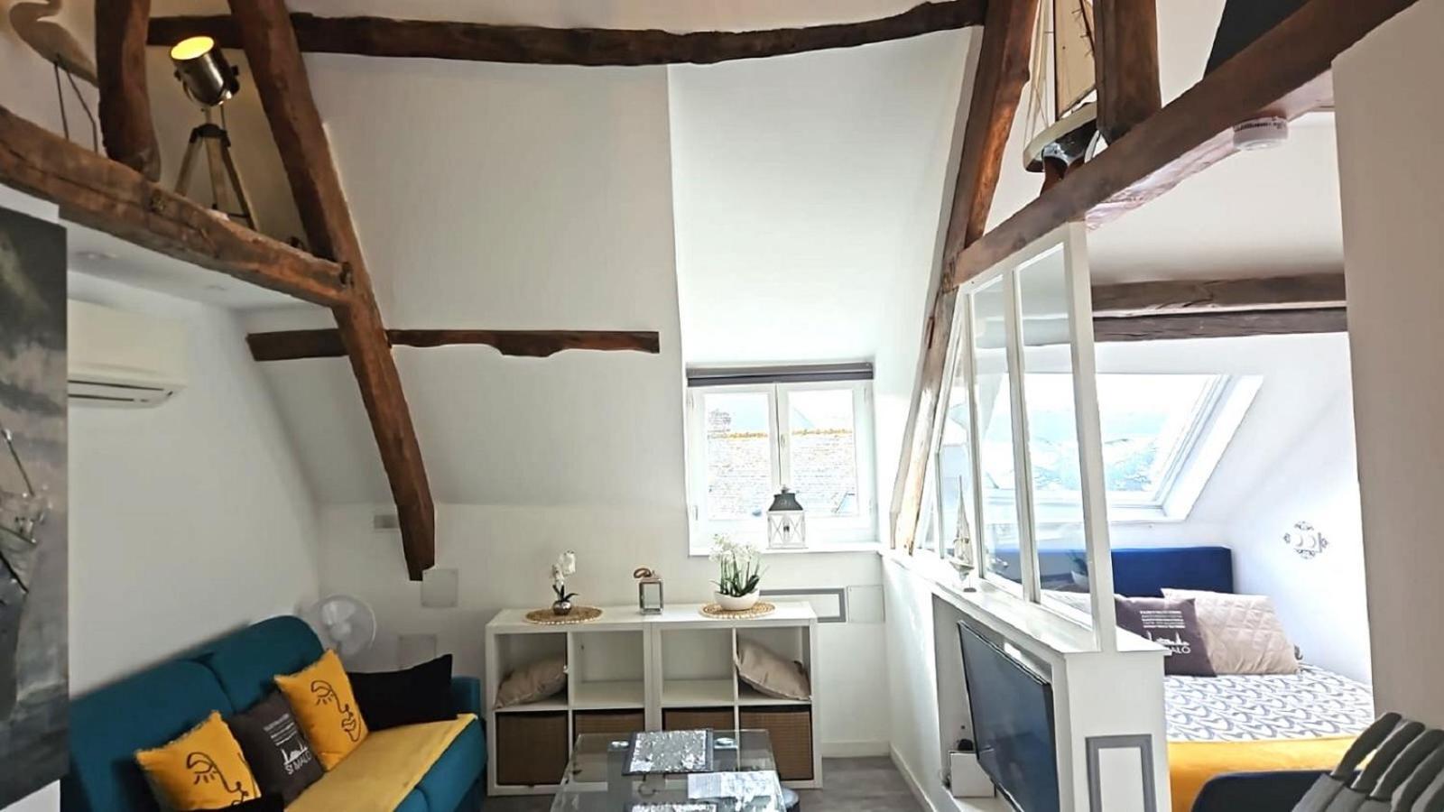 Logement Entier Saint Malo Vue Mer, Proche Ferry, Commerces Et Plage Solidor 50 M Exteriör bild