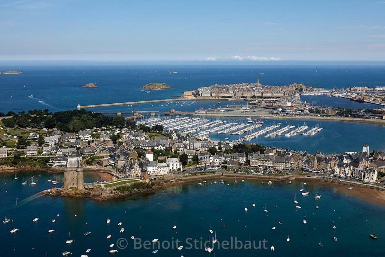 Logement Entier Saint Malo Vue Mer, Proche Ferry, Commerces Et Plage Solidor 50 M Exteriör bild