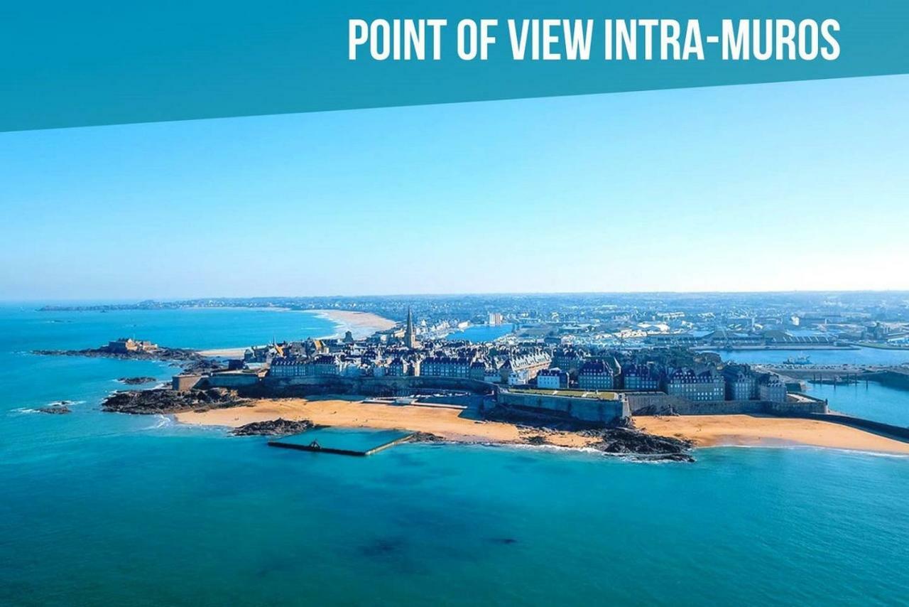 Logement Entier Saint Malo Vue Mer, Proche Ferry, Commerces Et Plage Solidor 50 M Exteriör bild